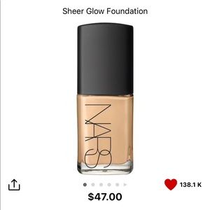 Brand New NARS Sheer Glow Foundation